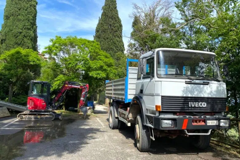 I lavori al nido L'Uccellino Azzurro di Montepulciano
