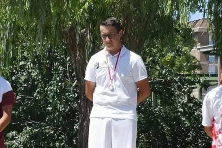 Mens Sana Arcieri Senesi: Filippo Montagnani campione regionale Filippo Montagnani, Mens Sana Arcieri Senesi, sul podio