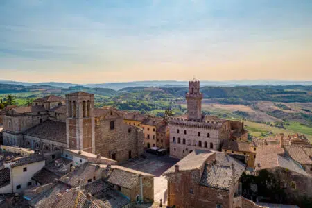 Panorama Piazza Grande a Montepulciano