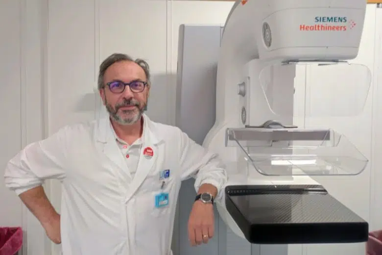 Ospedale di Nottola, attivo il nuovo mammografo Salvatore Francesco Carbone con il nuovo mammografo dell'ospedale di Nottola