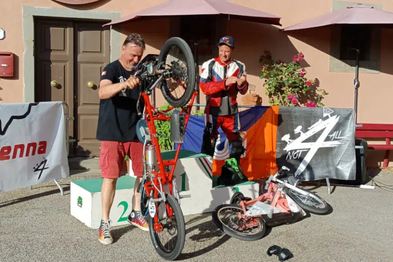 Sandro Andreozzi sul podio