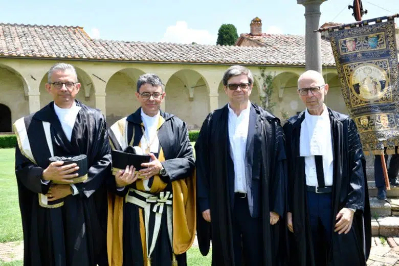Yann LeCun riceve la laurea ad honorem dell'Università di Siena, Certosa di Pontignano