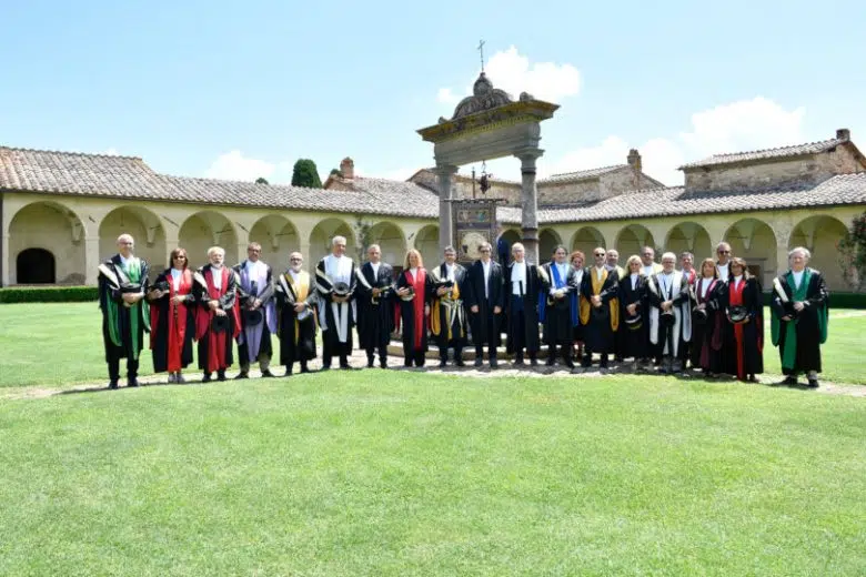 Yann LeCun riceve la laurea ad honorem dell'Università di Siena, Certosa di Pontignano