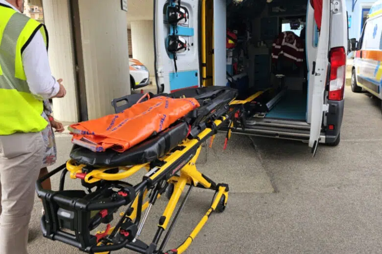 Barelle bariatriche per le ambulanze del servizio DEU di Arezzo, Siena e Grosseto Barella bariatrica per ambulanza