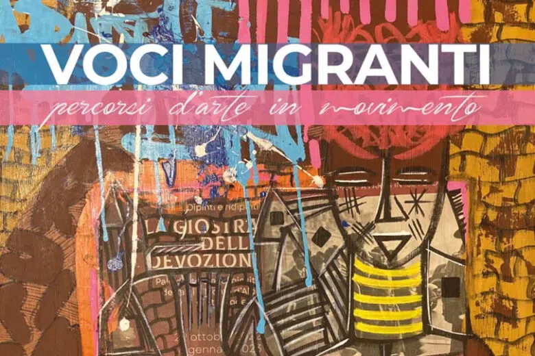Manifesto festival Voci Migranti alla Corte dei Miracoli di Siena