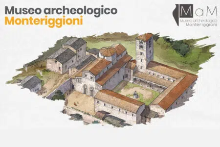 Sabato 22 luglio l’inaugurazione del primo museo di Monteriggioni Museo archeologico Monteriggioni (MaM), disegno