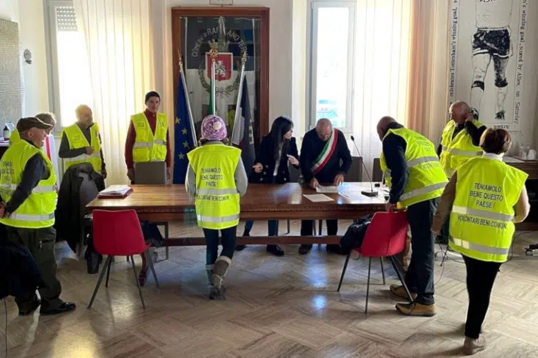 Comune di rapolano Terme, firma patti collaborazione volontari