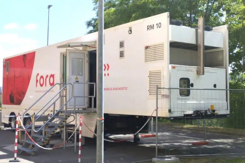 La risonanza magnetica mobile all'ospedale di Campostaggia