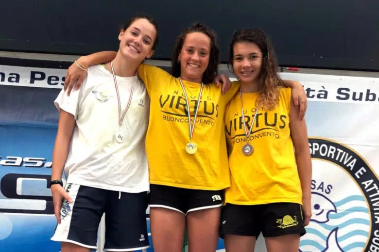 Virtus Buonconvento, Lara Pelliccia e Maya Bonanni sul podio