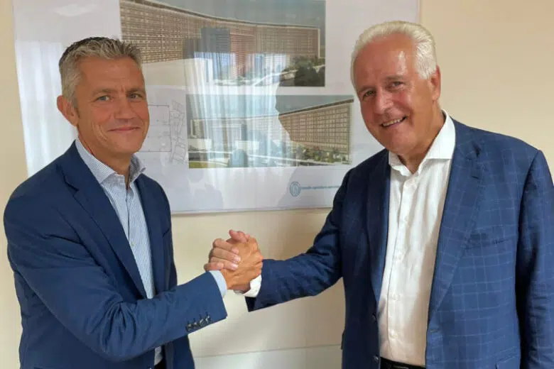 Eugenio Giani a Siena: “Puntiamo sulla crescita della città” Davide Barretta ed Eugenio Giani