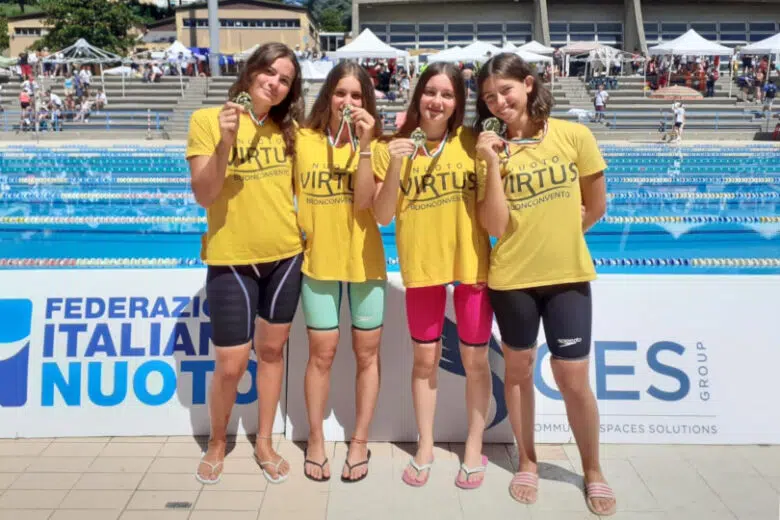 Virtus Buonconvento, Campionati italiani lifesaving Chianciano Terme, staffetta femminile
