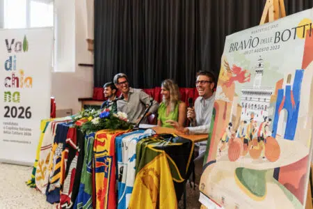 Presentato il Bravìo delle Botti di Montepulciano 2023 Bravìo delle Botti 2023m presentazione
