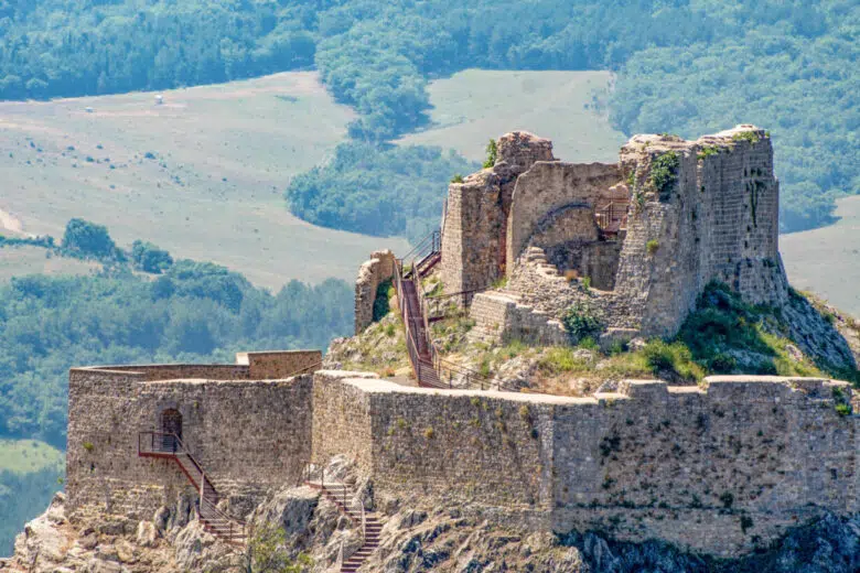 Rocca aldobrandesca a Castiglione d'Orcia, veduta