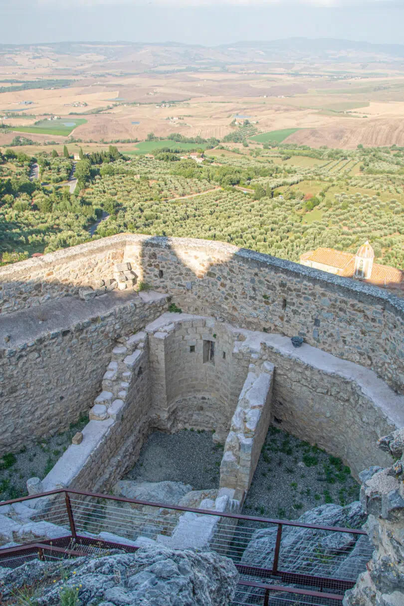 Rocca aldobrandesca a Castiglione d'Orcia, interno