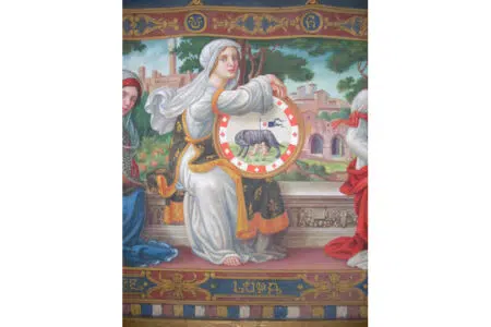 Contrada della Lupa: programma Festa Titolare 2023 Allegoria della Contrada della lupa