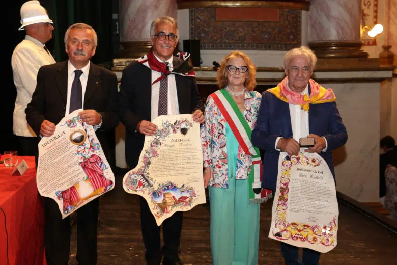 Teatro dei Rinnovati di Siena, consegna Premio Mangia 2023 e Medaglie di civica riconoscenza