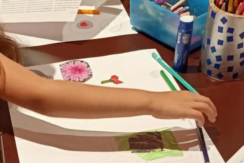 Santa Maria della Scala, bambini che disegnano