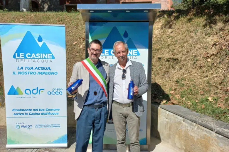 Inaugurazione della casina dell'acqua di Adf a Petroio