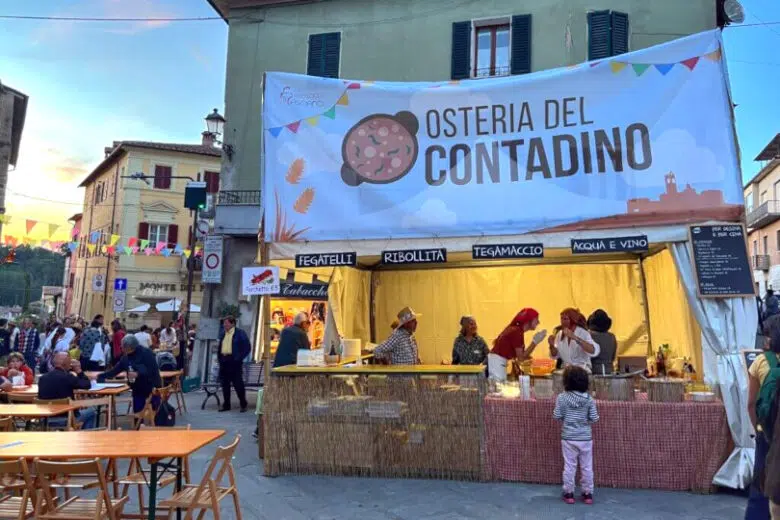 L'osteria del contadino alla Festa contadina di Asciano