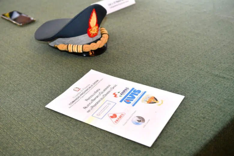 Protocollo donazione sangue Guardia di Finanza e Aou Senese