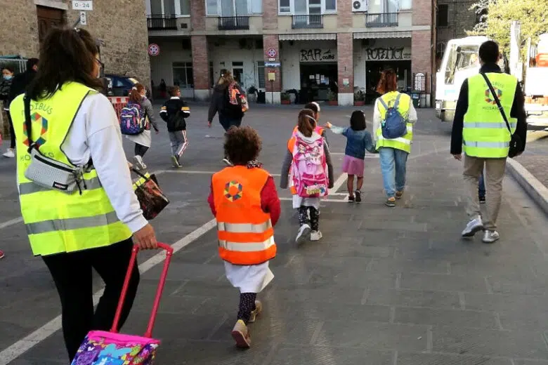 Pedibus, bambini scuole Poggibonsi