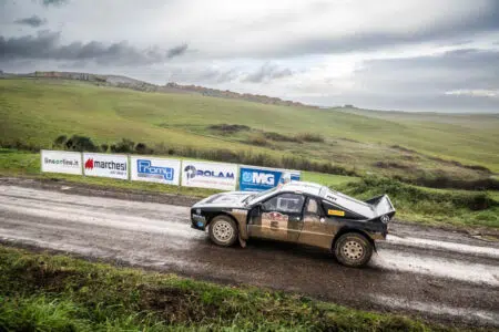 Terra, tricolore e strade da leggenda: arriva il Rally del Brunello 2023 Alberto Battistolli durante il Rally del Brunello 2022