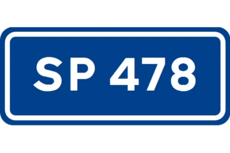 Sp 478 di Sarteano, chiusura alla circolazione per ripristino strada in frana SP 478 cartello