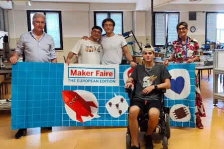 Il Sarrocchi di Siena espone sedia a rotelle robotica al Maker Faire 2023 di Roma Istituto Sarrocchi di Siena, sedia rotelle robotica a Maker Faire