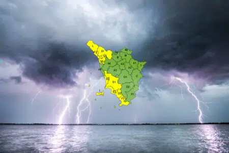 Maltempo in Toscana, codice giallo per temporali forti a nord e nelle zone costiere centro meridionali Maltempo, temporale in Toscana