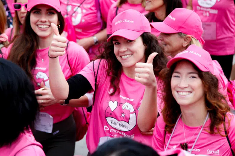 La PittaRosso Pink Parade a Monteroni d’Arbia Ragazze alla PittaRosso Pink Parade