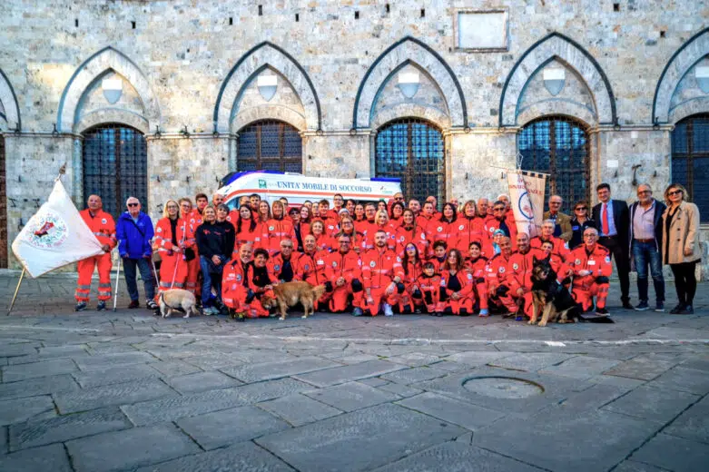 Pubblica Assistenza di Siena in Piazza del Campo per la festa sociale 2023