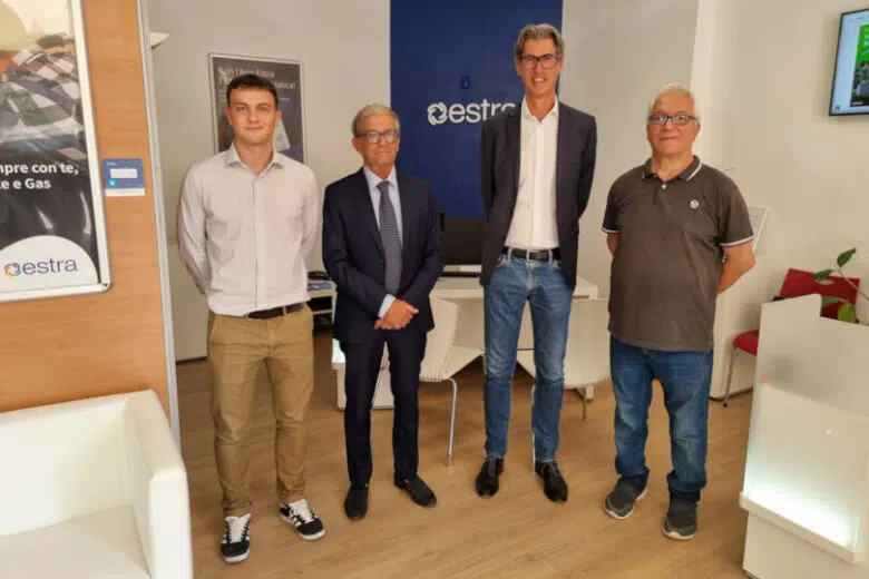 Inaugurazione store Estra di Montepulciano, gruppo