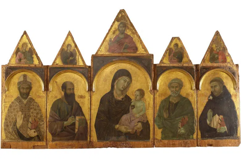 Duccio di Buoninsegna, polittico n. 28, Pinacoteca di Siena
