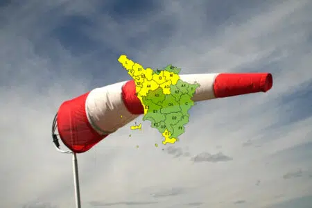 Allerta meteo di codice giallo per vento in parte della Toscana Allerta meteo per vento in Toscna