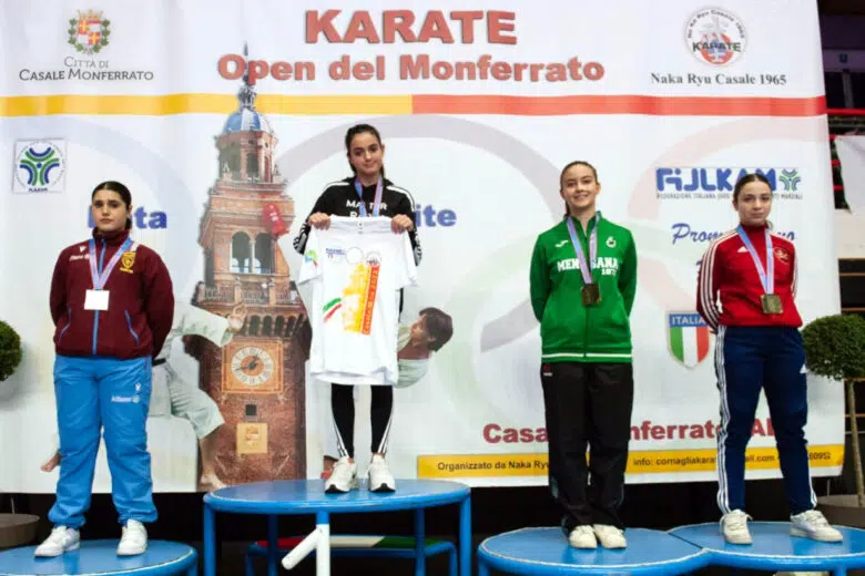 Mens Sana Karate, Azzurra Banfi sul podio