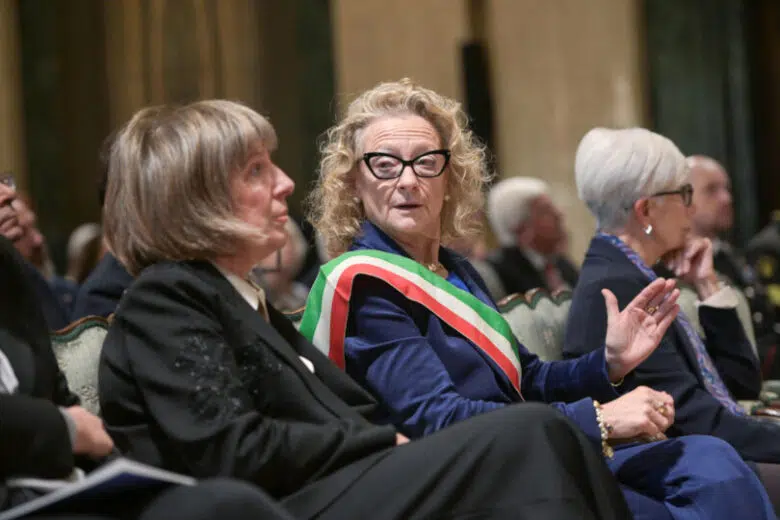 Inaugurazione del 783° anno accademico dell'Università di Siena, il prefetto Matilde Pirrera con il sindaco Nicoletta Fabio