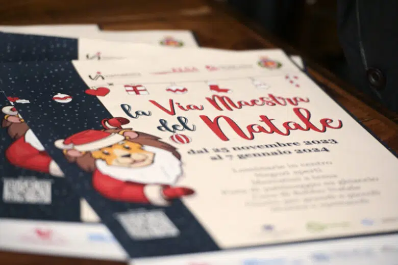 La via Maestra del Natale a Poggibonsi, presentazione, depliant