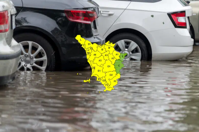 Maltempo in Toscana, prosegue allerta meteo codice giallo Maltempo in Toscana