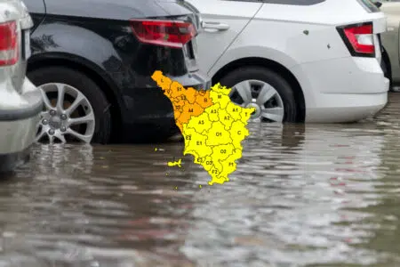 Confermata allerta meteo in Toscana di codice giallo e arancione Maltempo Toscana, codice giallo e arancione