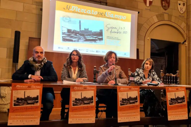 Il Mercato nel Campo 2023 a Siena, conferenza stampa presentazione