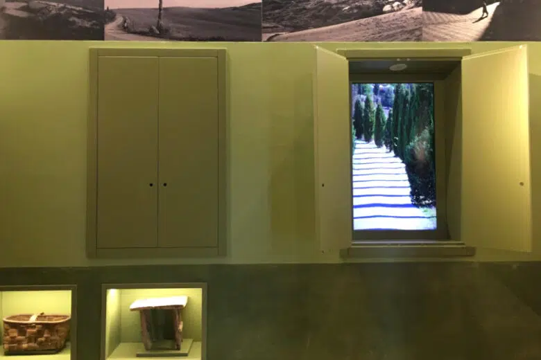 Interno del Museo del Paesaggio di Castelnuovo Berardenga