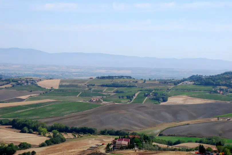 Paesaggio Valdichiana Senese nel comune di Montepulciano
