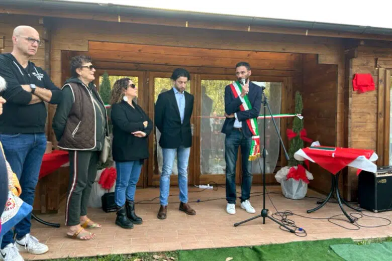 Parco More di Cuna, inaugurazione casetta di legno