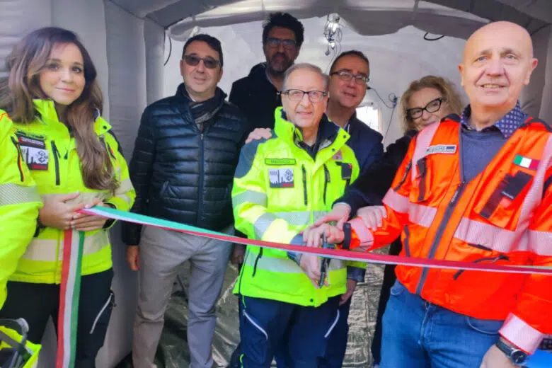Inaugurazione Posto medico avanzato del 118 in Piazza del Campo a Siena