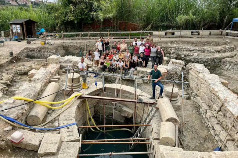 San Casciano dei Bagni, scavi 2023, gruppo