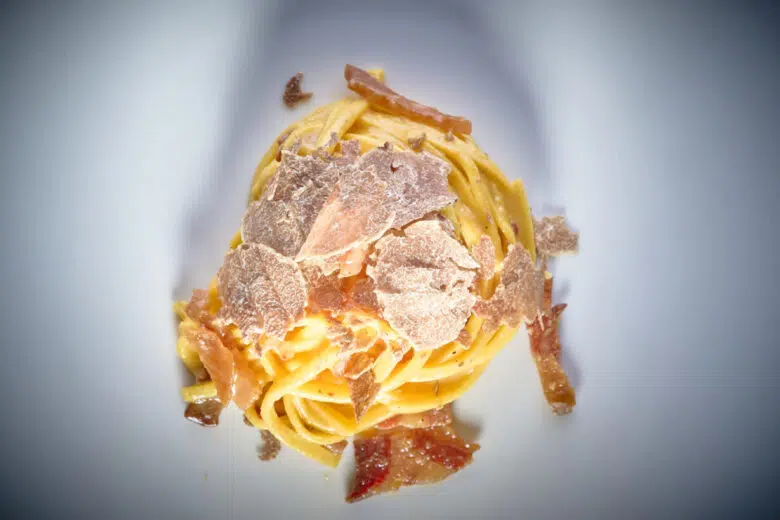 Appuntamenti golosi con il Tartufo Bianco delle Crete Senesi Tartufo Bianco delle Crete Senesi, primo piatto