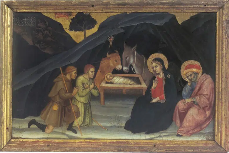 L'Adorazione dei Pastori di Taddeo di Bartolo