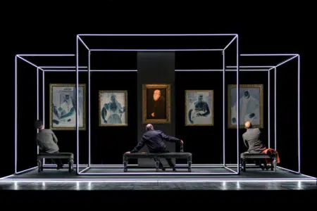 “Antichi Maestri”, spettacolo al Teatro Alfieri di Castelnuovo Scena dello spettacolo "Antichi Maestri"