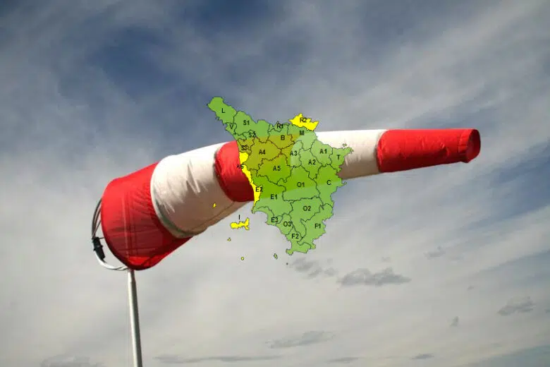 Allerta meteo per maltempo in Toscana