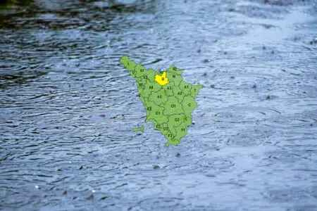 Torna la pioggia in Toscana, domenica 31 codice giallo nell’area Bisenzio-Ombrone Maltempo, allerta meteo in Toscana per pioggia
